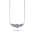 Voie Lactée | Argent sterling .925 | Collier fermoir infini en verre Galaxy